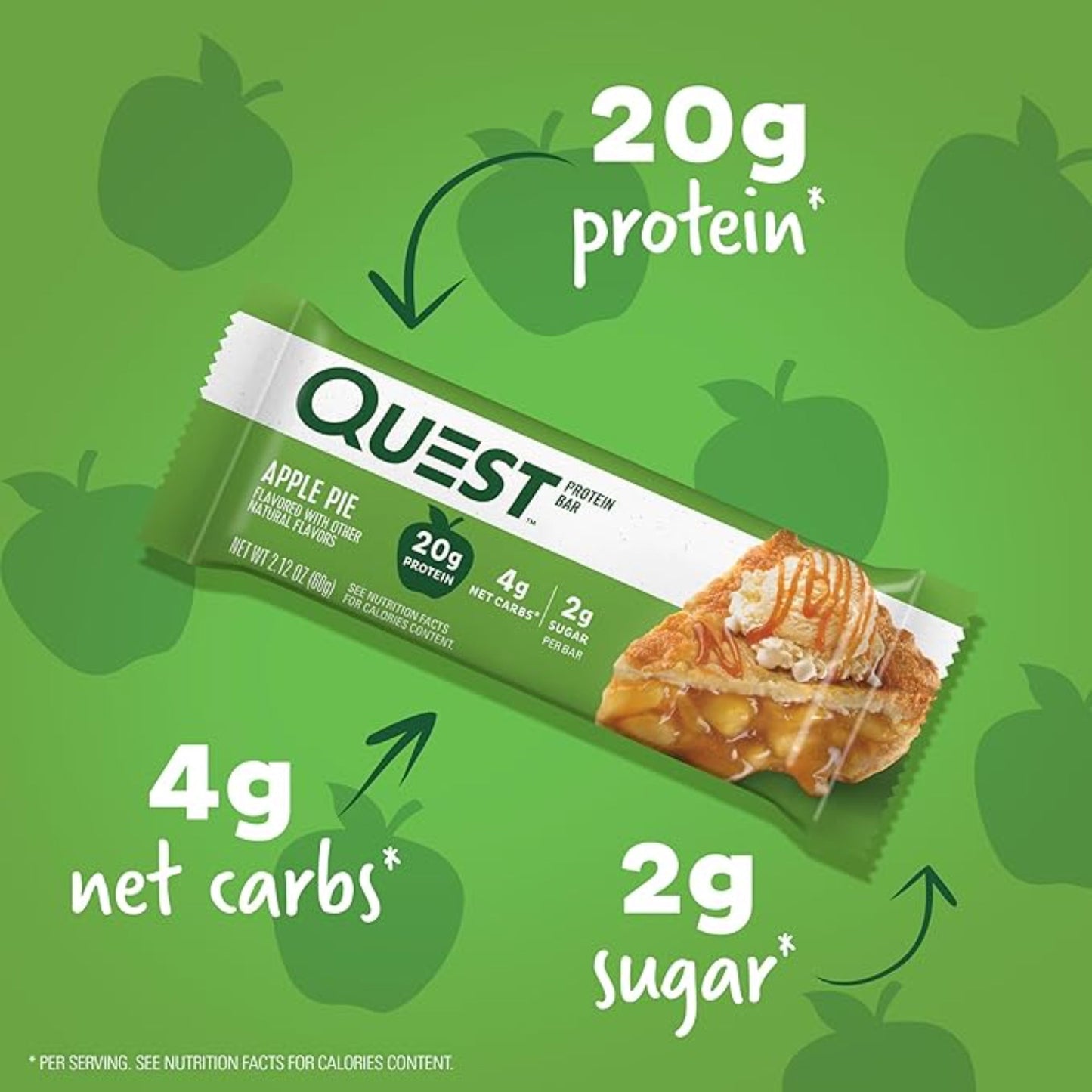 Quest Nutrition Apple Pie Protein Bar, 12 Count