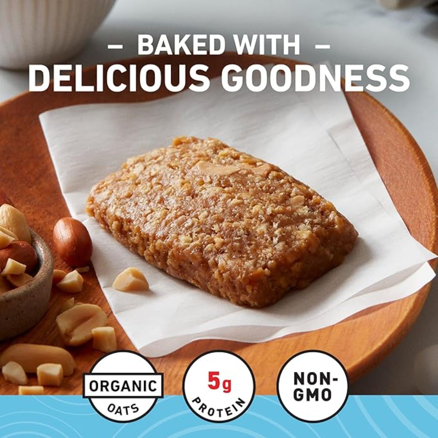 CLIF BAR Minis - Crunchy Peanut Butter - Made with Organic Oats - 5g Protein - Non-GMO - Plant Based - Snack-Size Energy Bars - 0.99 oz. (20 Pack)